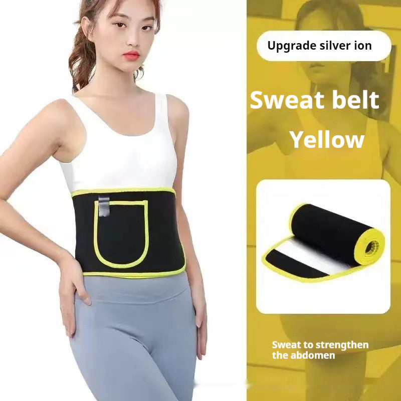 Premium Sweat Enhancing Fitness Belt for Women & Men with Phone Pocket
