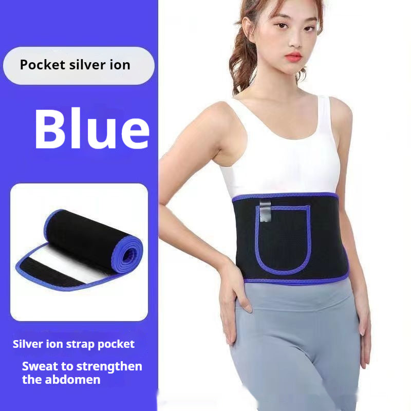 Premium Sweat Enhancing Fitness Belt for Women & Men with Phone Pocket