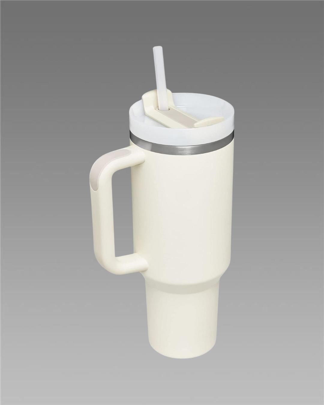 1200ml Tumbler With Straw and Lid, Stainless Steel, Insulated