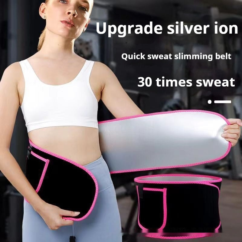 Premium Sweat Enhancing Fitness Belt for Women & Men with Phone Pocket