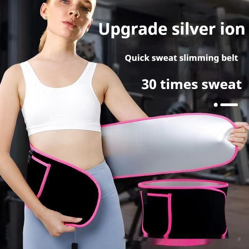 Premium Sweat Enhancing Fitness Belt for Women & Men with Phone Pocket